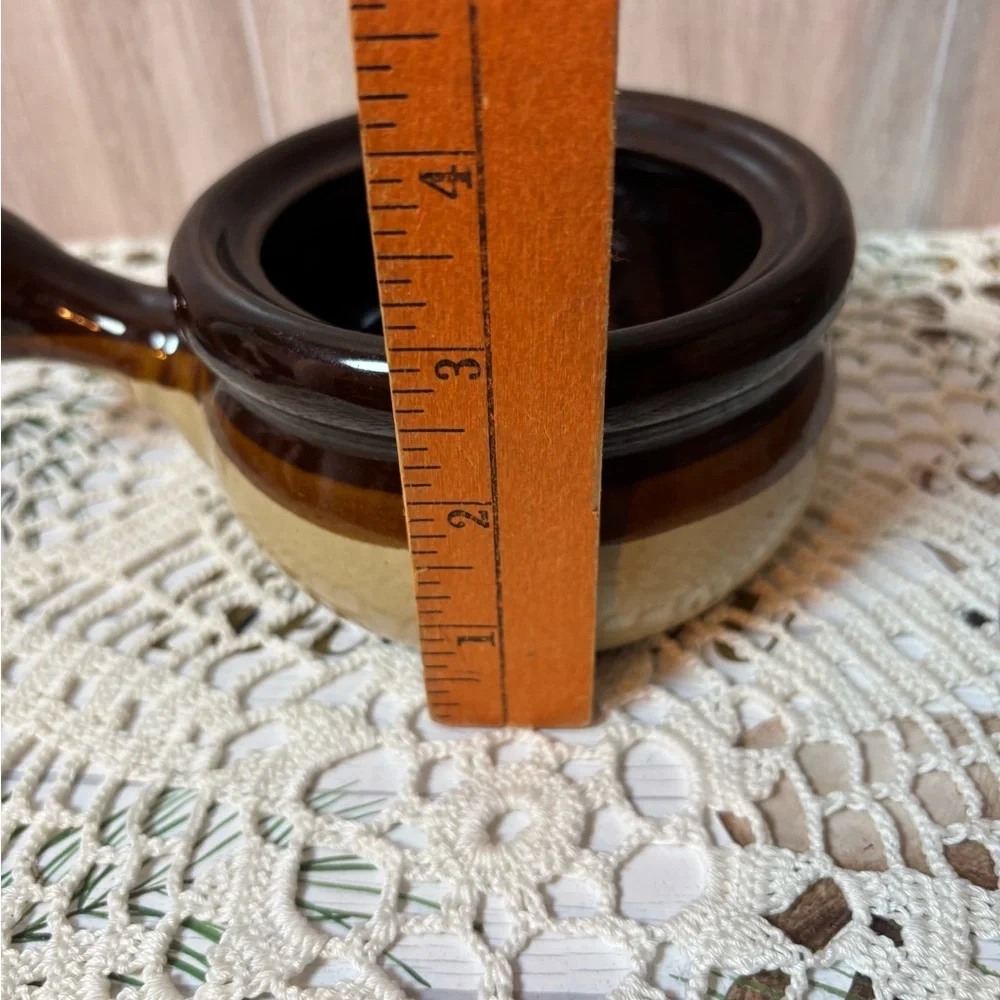 Stoneware Chili French Onion Soup Bowl with Lid And Handle